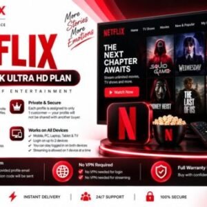 Netflix Premium 4K UHD Private Profile